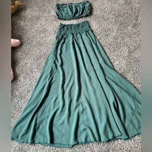 Set long skirt and top